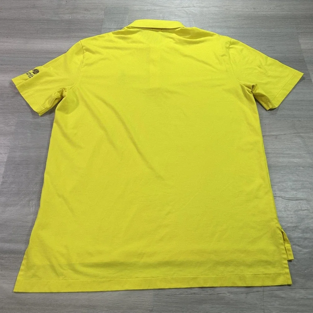 Ralph Lauren Polo Golf‎ Polo Shirt Mens Large Yellow Makai Golf Club Performance